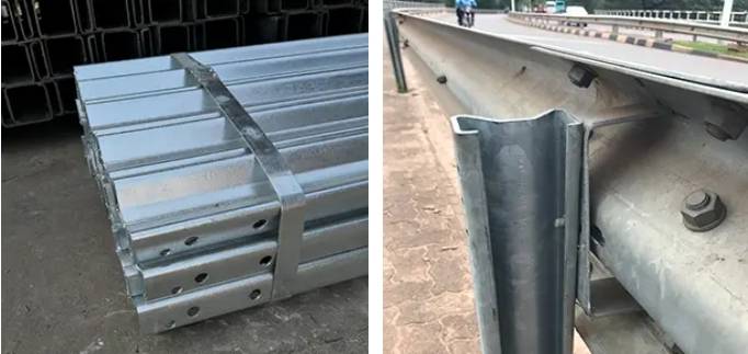 Guarda-corpo Rodoviário Sigma Post.jpg Highway Guardrail Sigma Post.jpg