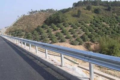 guarda-corpo da rodovia