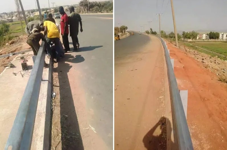 Viga de guarda-corpo rodoviário Highway Guardrail Beam