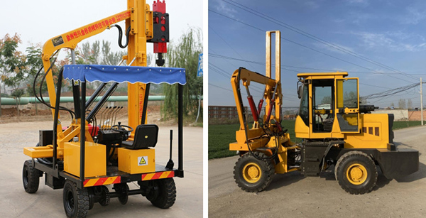 Малый сваебойник для ограждений Small Guardrail Pile Driver