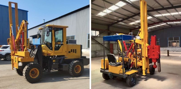 Сваебойник для ограждения шоссе Highway Guardrail Pile Driver