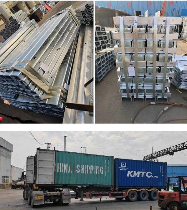 Poste em U do guarda-corpo da estrada Roadside guardrail U post