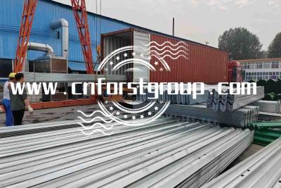 Viga em W galvanizada a quente