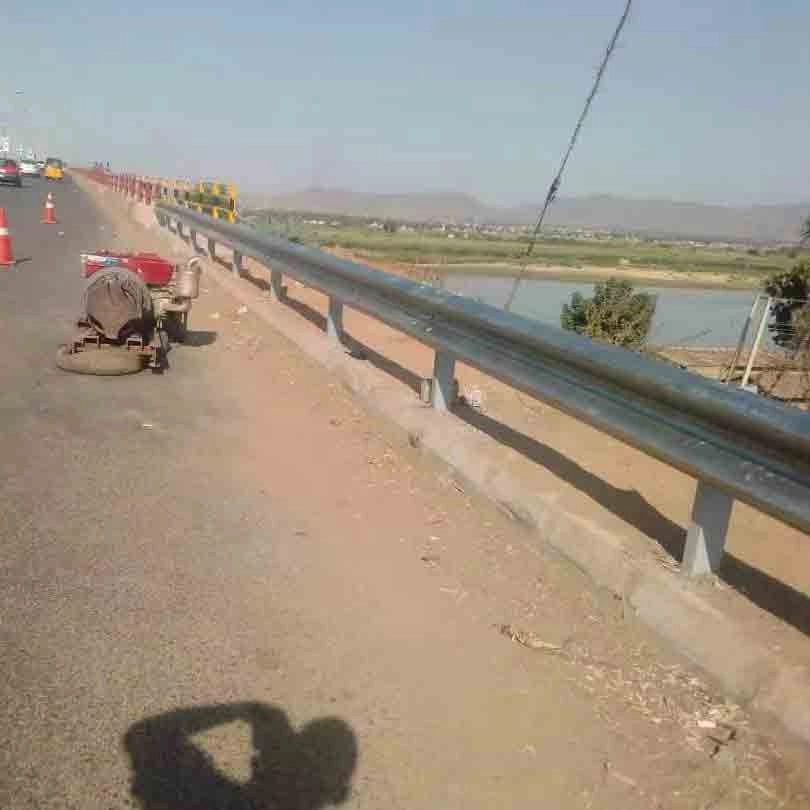 guardrail beam U post guardrail beam U post