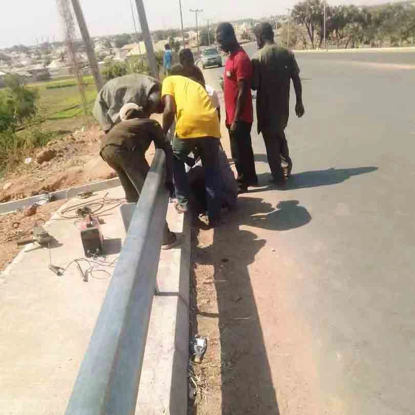 guardrail beam U post guardrail beam U post