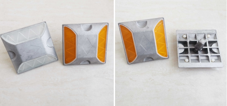 Perno de estrada em alumínio fundido Cast Aluminum Road stud