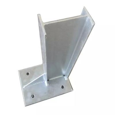 Poste H de guarda-corpo de aço galvanizado
