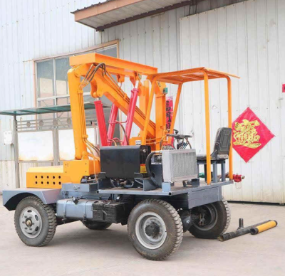 Малый сваебойник для ограждений