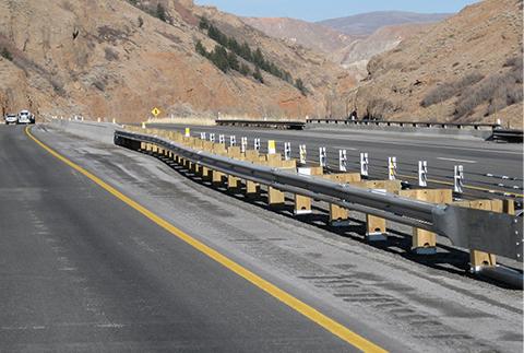 Viga de guarda-corpo de África